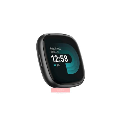 Fitbit Versa 4 Fitness Smartwatch - Graphite Aluminum - Black FB523 - No Band
